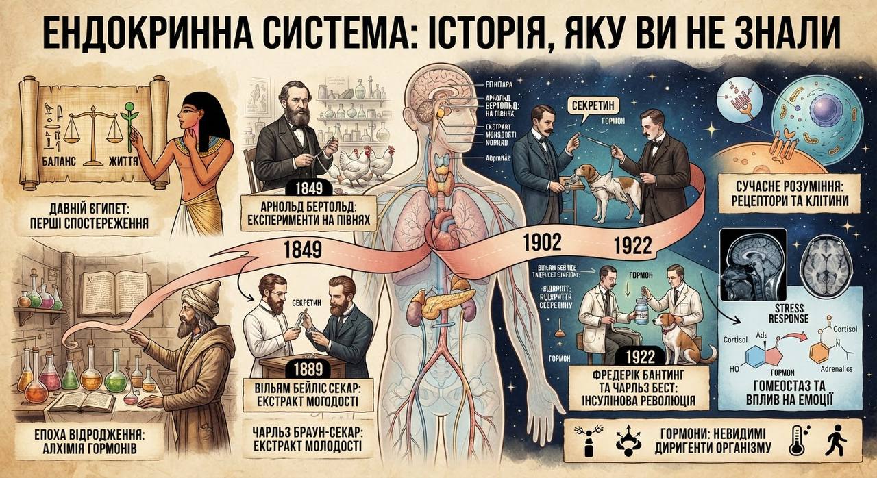 Ендокринна система: історія яку ви не знали 