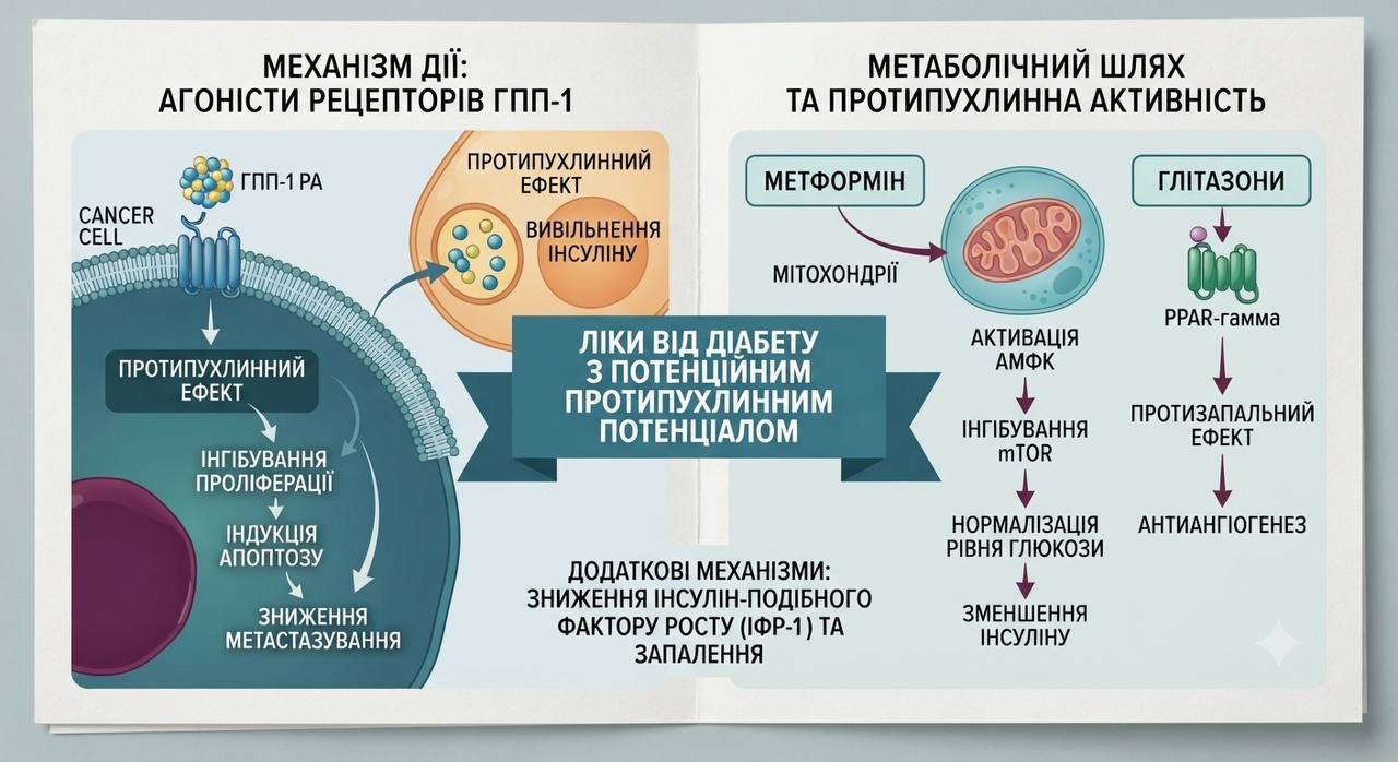 Ліки від діабету, які можуть уповільнювати рак? Нові дані ASCO 2026